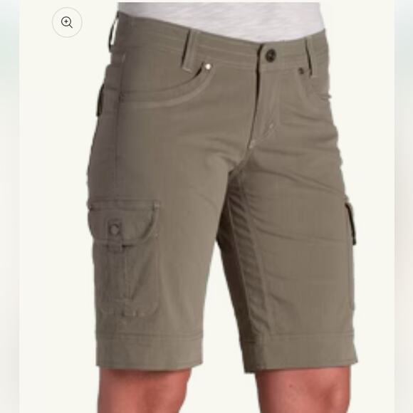 Kuhl Women’s Black Splash Cargo Activewear 11” Shorts W1273 Sz 6 - Picture 10 of 10